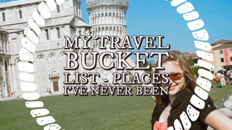 My Travel Bucket List – Places I’ve                                                                           Never Been!
